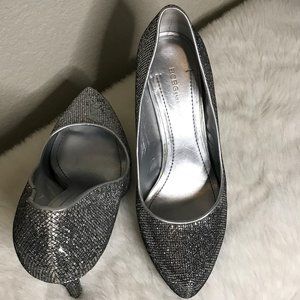 BCBGeneration Silver Pumps